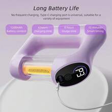 1200mAh 电动全身筋膜按摩环，振动塑形按摩器，适用于腹部和腰部，深层组织按摩