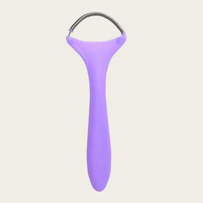 1pcs/Blue, Purple 2 Colors Available Portable Facial Hair Removal Tool - Fragrance-Free, Hypoallergenic High Quality, No Electricity Required For Forehead, Chin, Cheeks - Personal Care Essential, Facial Hair Remover, Easy-To-Use Device, No Electricity Required, Clean Hair Removal Artifact