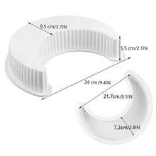 Khuôn silicon hình mặt trăng 3D tự làm, khuôn bánh mousse, khay làm kem que sô cô la, khuôn sáp, khuôn nhựa epoxy, khuôn đất sét, máy làm kem que tự chế, lễ hội Ả Rập, lễ hội Hồi giáo, Eid Mubarak, Ramadan - trắng - Xem 3