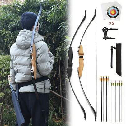 1set Outdoor Hunting Archery Bow Set, Special Bow Set For Archery Practice And Competition