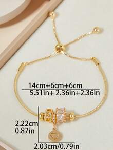 Andkiss Teen Geo Charm Bracelet For Daily - Multicolor - View 7