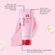 Hoygi Niacinamide Deep Cleansing Milk Cleanses Pores Gently, Removes Acne, Cleanses Face With Refreshing Care, Moisturizes And Nourishes - Hồng 1 hộp - Xem 4