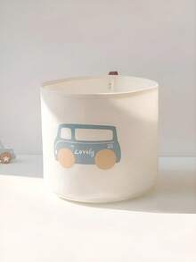 1 件毛毡布大容量玩具收纳箱、可折叠洗衣篮