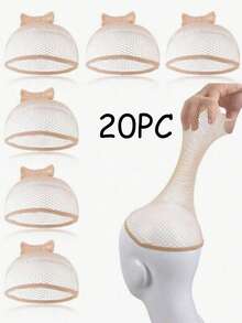 多件装假发帽套装 – 轻盈透气，适合日常佩戴假发、角色扮演和万圣节配饰；包含弹力网状、圆顶和网状三种款式，确保佩戴稳固舒适，易于造型；男女皆宜，适合长时间佩戴和专业美发师使用。 - 彩色 - 查看 23