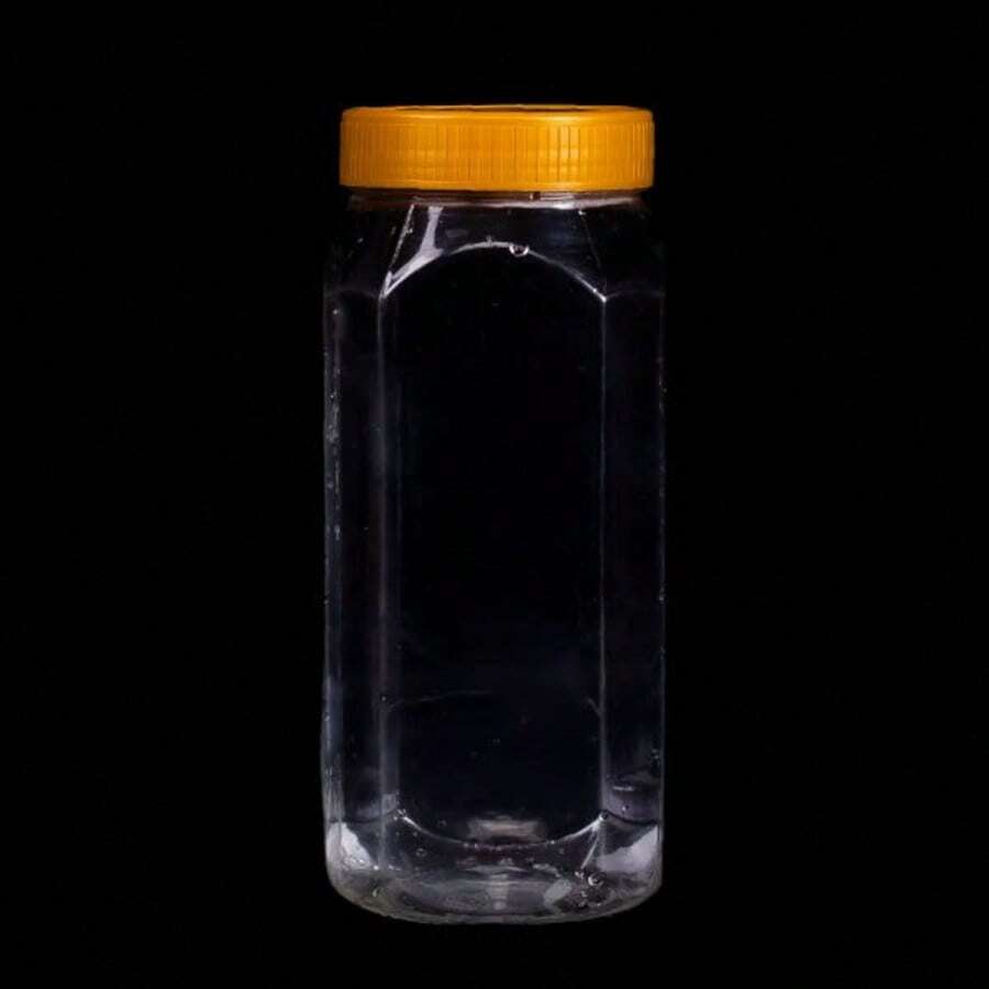 Envase Bote Tarro Contenedor pet plástico con tapa plana - Multicolor - Ver 1