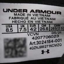Under Armour Giày chạy bộ nam đế mềm giảm sốc HOVR Phantom 2 INKNT Series, giày thể thao ngoài trời, giày lưới thoáng khí, nên đặt mua lớn hơn 0.5 size/3024154-001 - màu đen - Xem 5