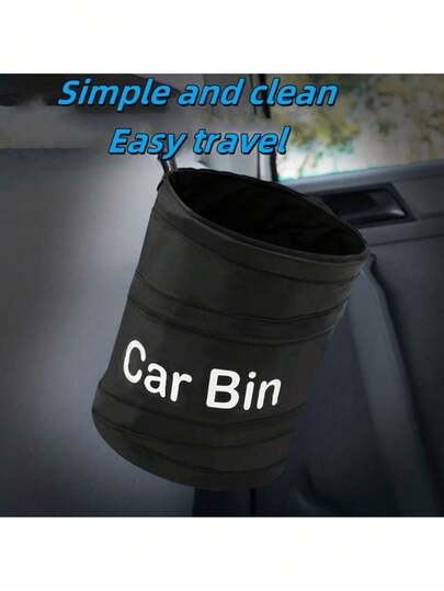Multi-Functional Car Trash Can, Foldable Car Garbage Bin Storage Container