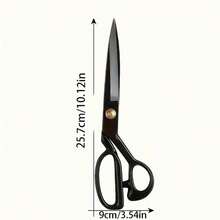 1把布料剪刀，专业缝纫剪，锋利不锈钢刀片，重型通用剪刀，舒适握柄，适用于办公室、家庭、学校缝纫、手工制作和纺织。 - 彩色 - 查看 11