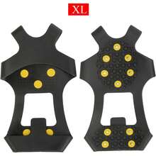 EstiloSuperficie De Hielo De Nieve Cadena De Zapatos Antideslizante Pesca En Hielo Ciudad De Nieve Antideslizante, Adecuado Para Caminatas Al Aire Libre(XL Size (45-47 Shoes)) Campamento De Monta?IsmoVersióN Mejorada - 1 - Ver 6