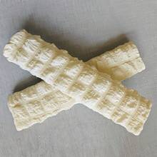 2 件白色蓬松汽车座椅肩垫，柔软亲肤防擦伤，舒适驾驶体验的必备汽车配件 - 白色 - 查看 7