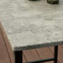 SoBuy OGT11 Bar Table Set 5-Piece Dining Table Bistro Table With 4 Chairs Seating Group - Grey - View 7