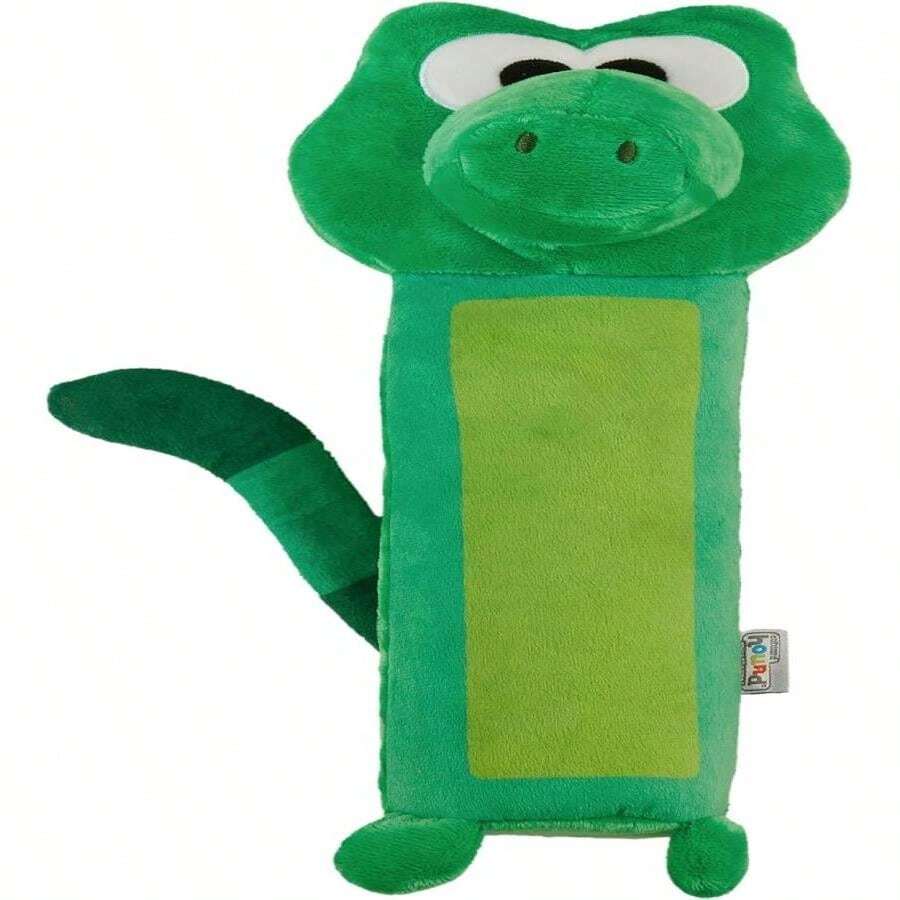 Outward Hound Bottle Bros Alligator Dog Toy, 12 Inch Plush Squeaky &Amp; Crackle Toy For Dogs, Interactive Fetch &Amp; Engaging Solo Play, Medium, Green - ColorA - 查看 1