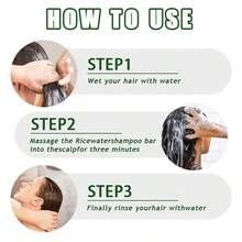 2pcs Ussmann Grass Shampoo Bar, Cypress Leaf Shampoo Bar, Enriched With Ginseng, Cypress Leaf And Other Herbal Extracts, Gently Cleanse, Moisturize, Control Oil, Leave Hair Fresh And Non-Greasy. Suitable For All Hair Types. - Multicolor - View 8