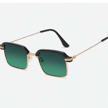 2025秋季新款男士防紫外线时尚百搭潮流眼镜男商务户外自驾钓鱼金属框眼镜 - A - 查看 7