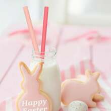 25 قطعة من القش الورقي أحادي اللون، متوفر ب- 7 ألوان، بقطر 6 مم/0.24 بوصة وطول 197 مم/7.75 بوصة، مناسب للاستخدام في العائلات والنزهات وأجواء الحفلات المختلفة، وهي القش المفضل للمشروبات الغازية والكوكتيلات والعصائر والمشروبات الأخرى - متعدد الألوان - مشاهدة 4