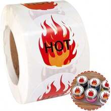 Round Fluorescent Red