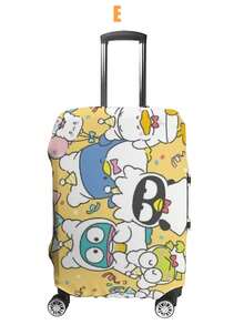 三丽鸥行李箱防尘罩保护套，全尺寸行李箱保护套，派对小礼物，适用于各种拉杆箱和弹性行李箱，防暴雨、防风雪等恶劣天气，保护行李箱免受刮擦和损坏，可空运托运以避免损坏！