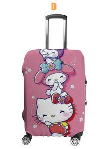 三丽鸥行李箱防尘罩保护套，全尺寸行李箱保护套，派对小礼物，适用于各种拉杆箱和弹性行李箱，防暴雨、防风雪等恶劣天气，保护行李箱免受刮擦和损坏，可空运托运以避免损坏！