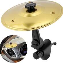 Platillo de aire para ventilación del automóvil, platillo de choque para automóvil, símbolo de tambor mini duradero para ventilación de aire del automóvil, accesorio de salpicadero divertido de fácil instalación para amantes de la música, apto para todos los vehículos - Unitalla - Ver 1