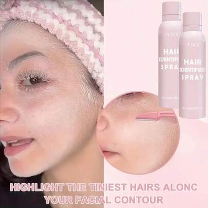 3pcs 100ml * 3 facial hair recognition spray facial cleansing and softening hair mild and non irritating hair removal spray