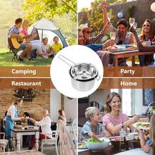 Cabilock Olla Para Ba?o María De Acero Inoxidable 600Ml Caldereta Para Derretir Chocolate Cera Y Queso Con Mango Ergonómico Ideal Para Hornear Y Preparar Postres - negro - Ver 8