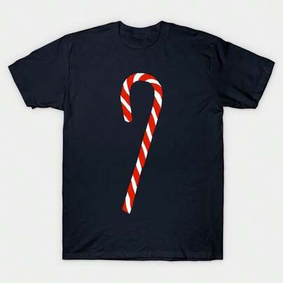 CH-Ristmas C-Andy C-Ane by elnhenryartCamiseta de algodón peinado para hombre de 591 g - Tejido suave. Apta para todo tipo de personas, ya sean mujeres o hombres. Tejido duradero de alta calidad apto para todas las estaciones, suave al tacto pero duradero. Tops transpirables. Conjuntos de otoño para mujer. Conjuntos de vacaciones para mujer. Disfraz de Halloween para mujer.