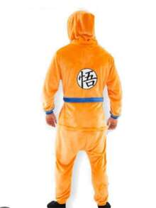 Pijama Mameluco de Goku - Naranja - Ver 3