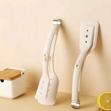 2er-Pack – Hochtemperaturbeständiger Spatel – Lebensmittelzange – Pfannenwenderzange – Bratpfannenzange – Pizzawender – Verbrühungsbeständiger Bratpfannenwender