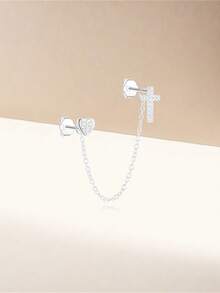SereneSpark 1/2 chiếc khuyên tai tua rua bạc Sterling 925 hình xoắn ốc hình sụn trang sức xỏ khuyên cho phụ nữ đeo hàng ngày hoàn hảo cho trang phục hàng ngày thích hợp cho lễ kỷ niệm - Nhiều màu - Xem 8