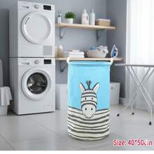 Storage Baskets - Blue With Gray - View 3