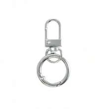 100pcs New Colorful Enameled Spring Ring Door Hooks, Key Rings - Multicolor - View 6