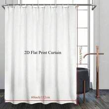 Blue Beach Barn Door Shower Curtain - Coastal Ocean Seaside Rustic Farmhouse Design, Anti-Wrinkle Polyester Fabric With Hooks, Easy Wipe-Clean Bathroom Decor, Beach Bathroom Decor, Ocean View Decor, Wood Plank Pattern - 彩色 - 查看 4