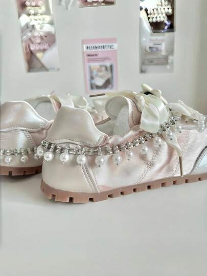 1 Stück Luxus Strass Kette, hochwertiges Schuh Accessoire, super glänzende Strass Kette Schuh Dekoration, exquisiter vielseitiger Schmuck