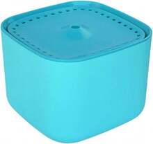 Fancy Pets Bebedero Automático para Perros y Gatos, 3L, con Filtro de Carbón Activado, Agua Fresca, Recirculación Silenciosa, Dise?o Cubo Negro - Agua - Ver 3