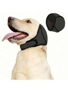 Paraorecchie antirumore per cani - in rete traspirante e schiuma viscoelastica, materiale morbido adatto per aree sensibili al rumore, aiuta a ridurre l'ansia e a supportare le emozioni per cani felici
