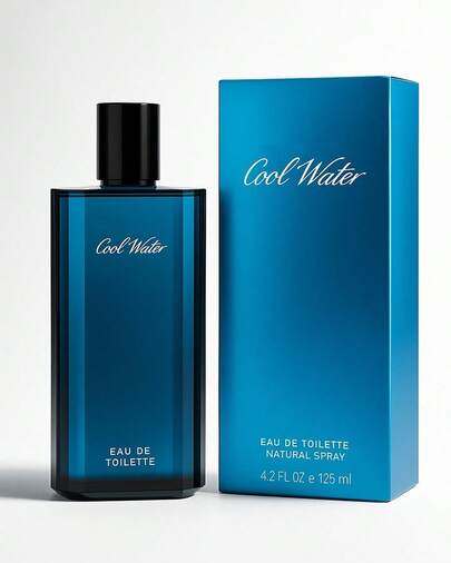 Cool Water perfumes de hombre, Eau De Toilette Cologne,With Notes of Coriander, Mint, Lavender & Amber – Long Lasting Fragrance perfumes de mujer, adecuado para citas nocturnas, fiestas, vacaciones, primeros encuentros, regalos de cumpleaños, regalos navideños.(Quick ship)