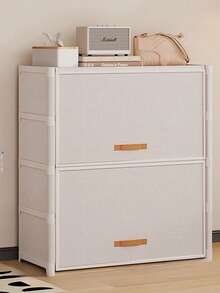 1pc Covered Dust-Proof Shoe Rack, Storage Shelf, Space-Saving, Sturdy & Fashionable, Easy To Assemble & Disassemble, Portable, Suitable For Living Room, Bedroom, Entryway, Office, Home, Multi-Layer Storage, Holiday Gift, Valentine's Day Gift, Children's Gift - Multicolor - View 8