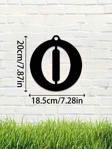 1 Stück Digitale 0-9 Metall Hausnummer - frei kombinierbar, robuste Gusseisen Hausnummernplatte, wandmontierte Briefkastennummer, geeignet für Heim-Dekoration, Garten-Dekoration, Haustür, Garagentor, Geschäft, Studio, Eingangsbereich Wanddekoration, ideal für Heimdekoration und Weihnachtsgeschenke