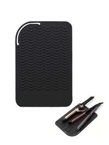 Silicone Heat Resistant Mat, Portable Travel Hot Tools Pad Cover For Curling Iron, Flat Iron, Hair Straightener And Other Hair Styling Tools - Multicolor - View 9