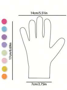 Set de 20 piezas de guantes de frotación de doble cara, guantes de ducha exfoliantes para exfoliación corporal, masaje spa, accesorios de baño - Multicolor - Ver 10