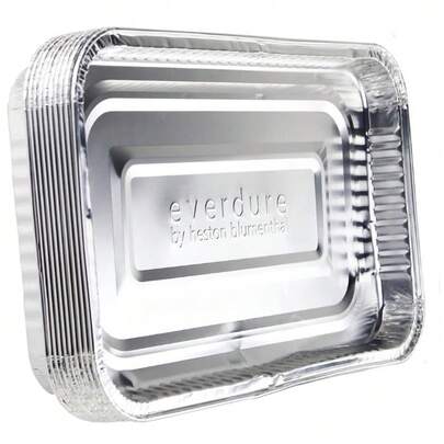Heston Blumenthal Everdure Aluminium Drip Tray Silver Pack Of 10