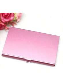 Portable Colorful Metal Aluminum Alloy Business Card Holder