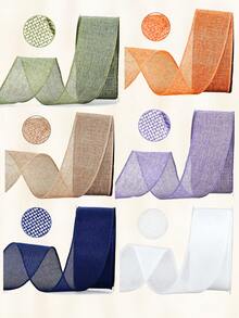 20 metri di nastro di iuta con bordo rinforzato - materiale in poliestere per confezioni regalo, fiocchi, corone e decorazioni per alberi di Natale - disponibile in diverse misure e colori, regalo per donne