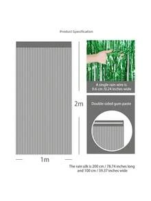 1 Kim Loại Xanh Đảng Trang Trí Tua Rua Màn, PE Hiện Đại Streamer Màn Cho Đảng - màu xanh lá - Xem 3