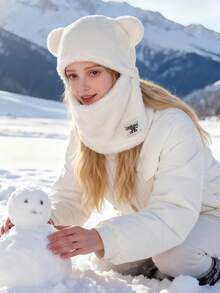 Christmas Gifts: A Full-Face Ski Cap, Suitable For The Neck And Face. Suitable For Both Men And Women. Made Of Polyester Fiber. Can Be Worn By Both Men And Women. This Is A Hat Suitable For Wearing While Skiing. During Christmas, It Is An Excellent Gift To Give To Friends And Family. - Multicolor - View 6