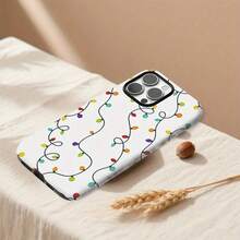 Stocking Stuffers 1 PCS Fashionable Design Two-In-One Phone Case, This Sturdy Dual-Layer Phone Cover Offers Excellent Protection And Durability, Making It Drop-Resistant, Compatible With IPhone 17, 16, 15, 14, 13, 12, 11, Plus, Pro Max, Perfect As A Birthday Gift, Christmas, Halloween Gift For YouThe Perfect Christmas Phone Case,Gifts For Women And Men Gifts. - 1PC - View 2