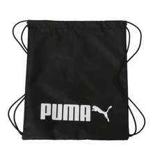 Puma Phase Gym Sack No. 2 Drawstring Backpack, Lightweight Storage Bag, Minimalist Travel Bag, Unisex - Black - View 6