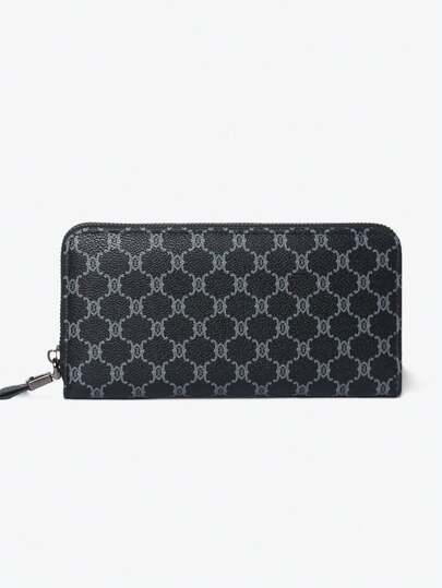 KAIDUCH 1 Ví dài có khóa kéo, dung lượng lớn, nhiều ngăn đựng thẻ, ví đựng điện thoại, ví đựng tiền xu, ví cầm tay du lịch tiện dụng cho đi làm hàng ngày, quà tặng ngày lễ, quà tặng Halloween, quà tặng Giáng sinh, quà tặng Lễ Tạ ơn.