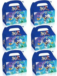 6PCS/12PCS Cartoon Game Anime Figure Image Gift Box Classmate Partys Theme Party Supplies Gifts Package Handheld Paper Boxs Partys Small Gifts Packing Box - Multicolor - View 9