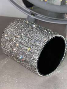 1个水钻化妆刷架，化妆品工具收纳展示架，笔筒，学生用品，梳子收纳架，桌面装饰，婚礼生日派对节日礼物，水钻装饰，串珠艺术，宝石，房间装饰，复活节，音乐节，母亲节 - 彩色 - 查看 9